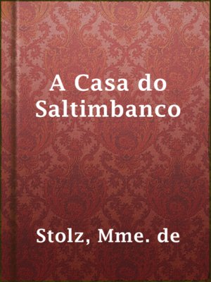 cover image of A Casa do Saltimbanco